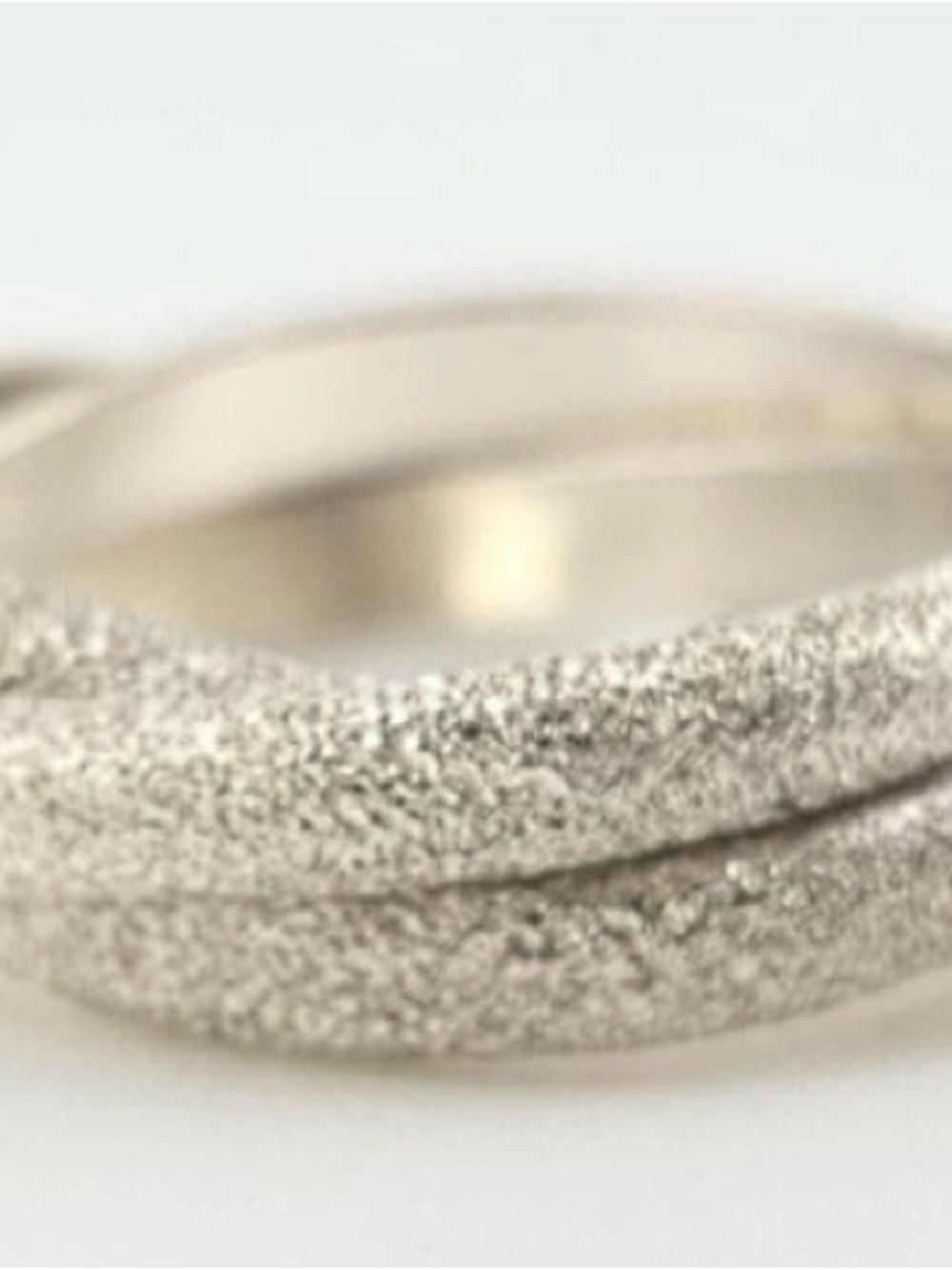 Sterling Silver Textured Women’s Band - rolling ring